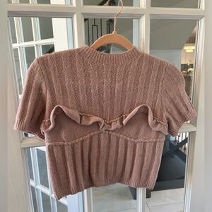 Soft crop salmon pink